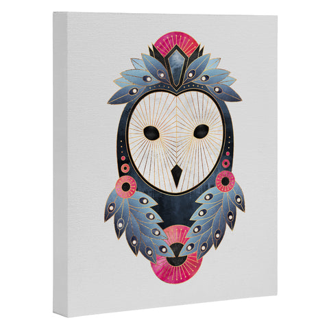 Elisabeth Fredriksson Owl Light Background Art Canvas