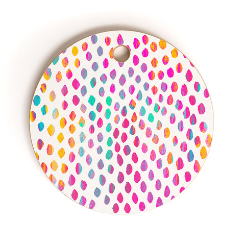 Elisabeth Fredriksson Paradise Dots Cutting Board Round