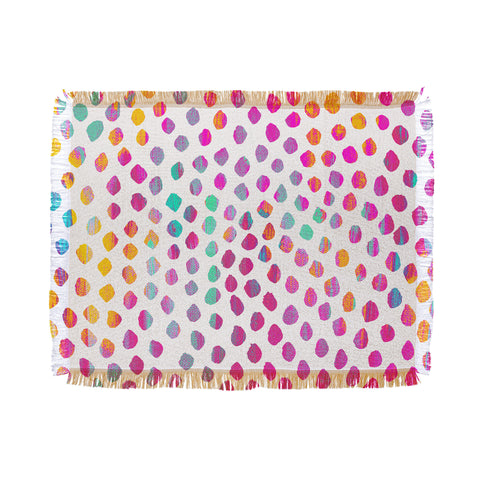 Elisabeth Fredriksson Paradise Dots Throw Blanket
