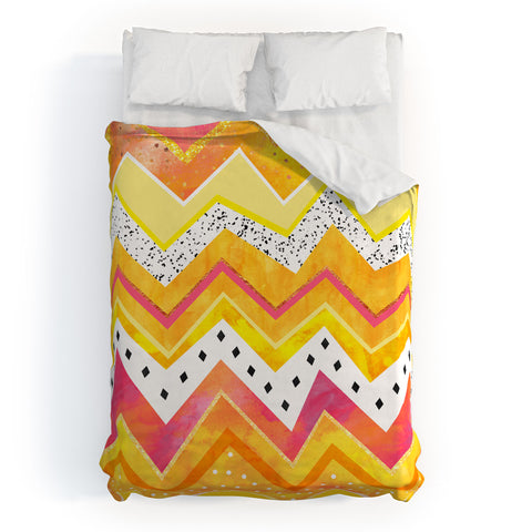 Elisabeth Fredriksson Pineapple Crush Duvet Cover