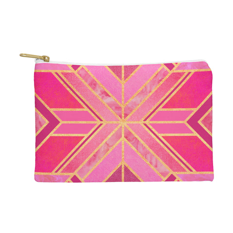 Elisabeth Fredriksson Pink Geo Star Pouch