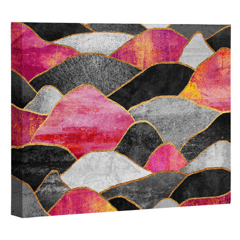 Elisabeth Fredriksson Pink Hills Art Canvas