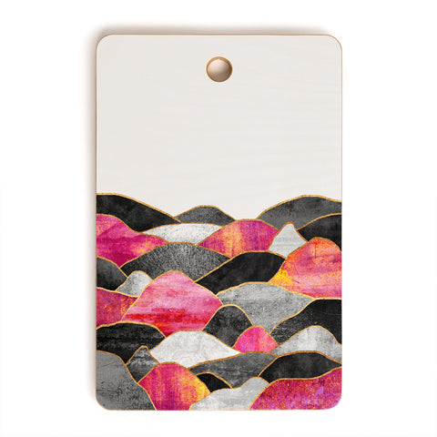 Elisabeth Fredriksson Pink Hills Cutting Board Rectangle