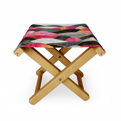 Elisabeth Fredriksson Pink Hills Folding Stool