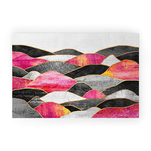 Elisabeth Fredriksson Pink Hills Welcome Mat