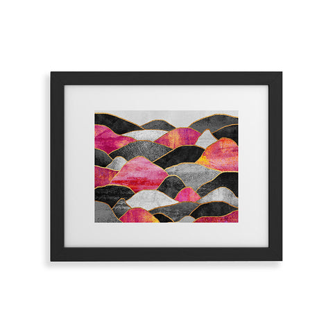 Elisabeth Fredriksson Pink Hills Framed Art Print