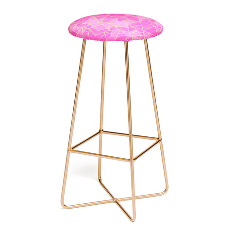 Elisabeth Fredriksson Pink Mosaic Sun Bar Stool