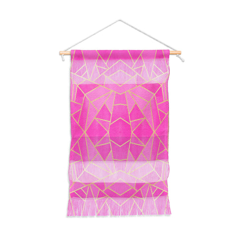 Elisabeth Fredriksson Pink Mosaic Sun Wall Hanging Portrait