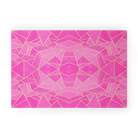 Elisabeth Fredriksson Pink Mosaic Sun Welcome Mat
