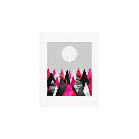 Elisabeth Fredriksson Pink Peaks Art Print