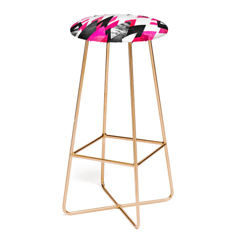 Elisabeth Fredriksson Pink Peaks Bar Stool