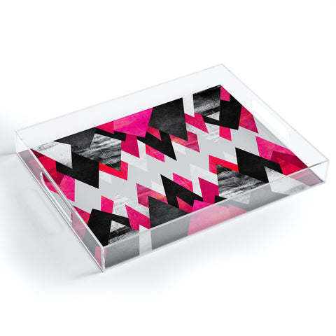 Elisabeth Fredriksson Pink Peaks Acrylic Tray
