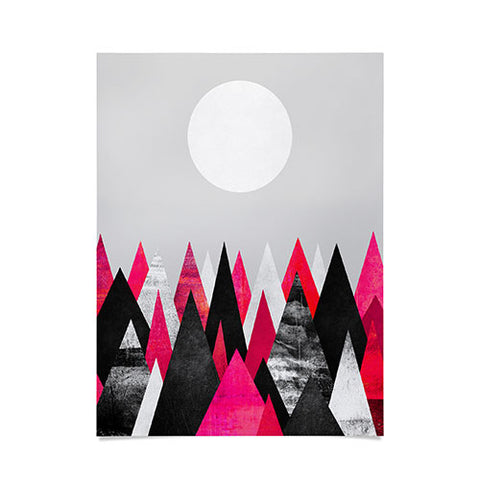 Elisabeth Fredriksson Pink Peaks Poster
