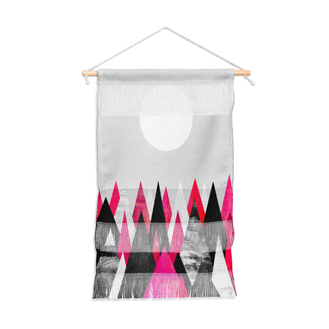 Elisabeth Fredriksson Pink Peaks Wall Hanging Portrait