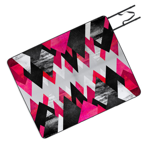 Elisabeth Fredriksson Pink Peaks Picnic Blanket