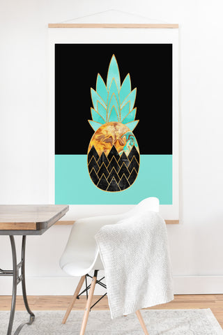 Elisabeth Fredriksson Precious Pineapple 1 Art Print And Hanger