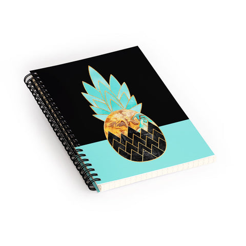 Elisabeth Fredriksson Precious Pineapple 1 Spiral Notebook