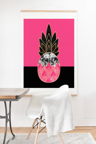 Elisabeth Fredriksson Precious Pineapple 2 Art Print And Hanger