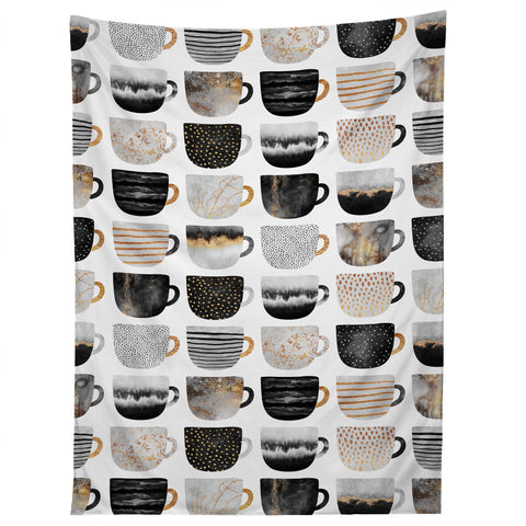 Elisabeth Fredriksson Pretty Coffee Cups 3 Tapestry