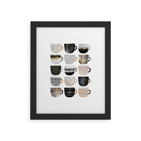 Elisabeth Fredriksson Pretty Coffee Cups 3 Framed Art Print