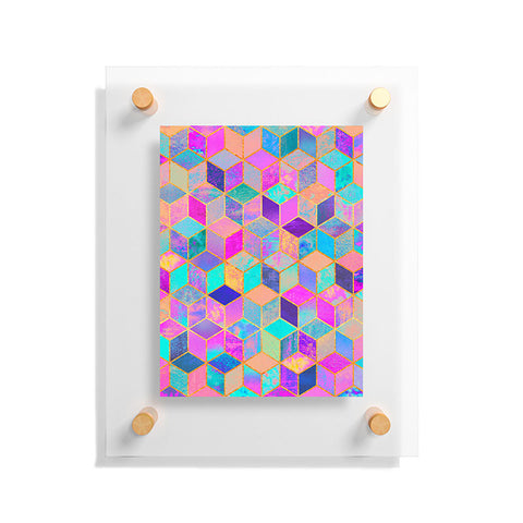 Elisabeth Fredriksson Pretty Cubes Floating Acrylic Print