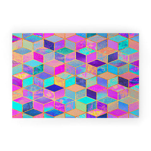 Elisabeth Fredriksson Pretty Cubes Welcome Mat