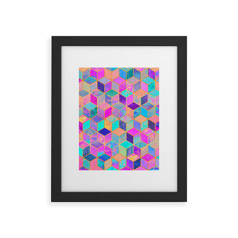 Elisabeth Fredriksson Pretty Cubes Framed Art Print