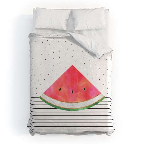 Elisabeth Fredriksson Pretty Watermelon Duvet Cover