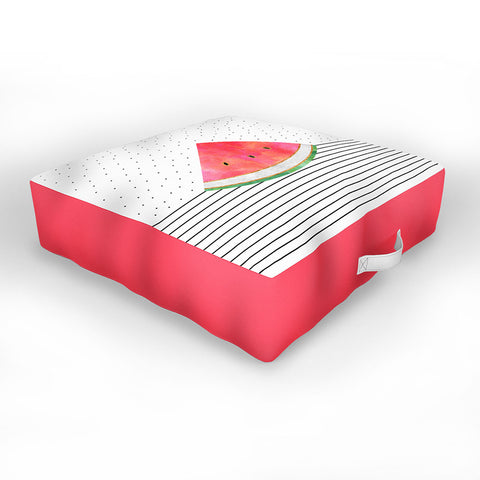 Elisabeth Fredriksson Pretty Watermelon Outdoor Floor Cushion