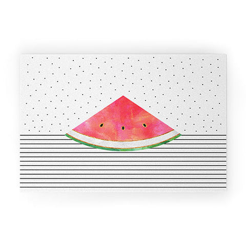 Elisabeth Fredriksson Pretty Watermelon Welcome Mat