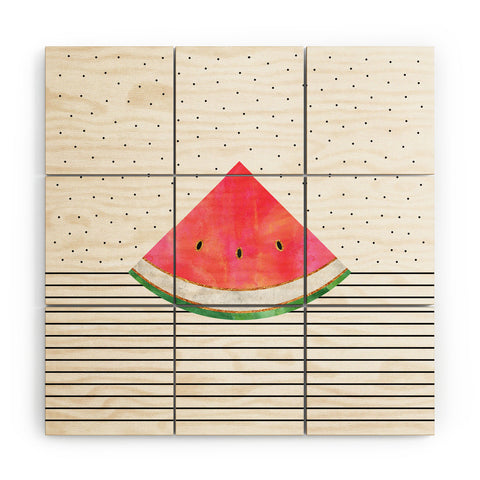 Elisabeth Fredriksson Pretty Watermelon Wood Wall Mural