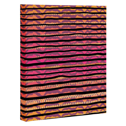 Elisabeth Fredriksson Quirky Stripes Art Canvas