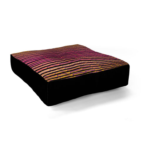 Elisabeth Fredriksson Quirky Stripes Floor Pillow Square