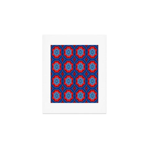 Elisabeth Fredriksson Red Sun Flowers Art Print