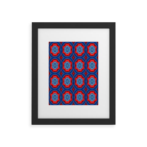 Elisabeth Fredriksson Red Sun Flowers Framed Art Print