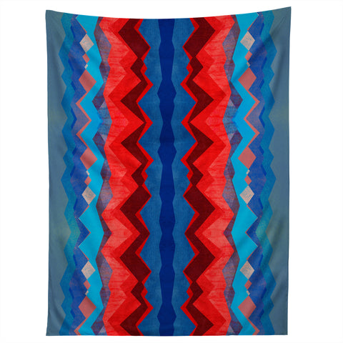 Elisabeth Fredriksson Red Sun Pattern Tapestry