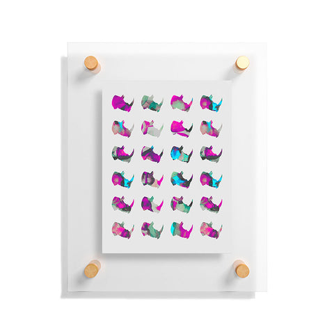 Elisabeth Fredriksson Rhinos II Floating Acrylic Print