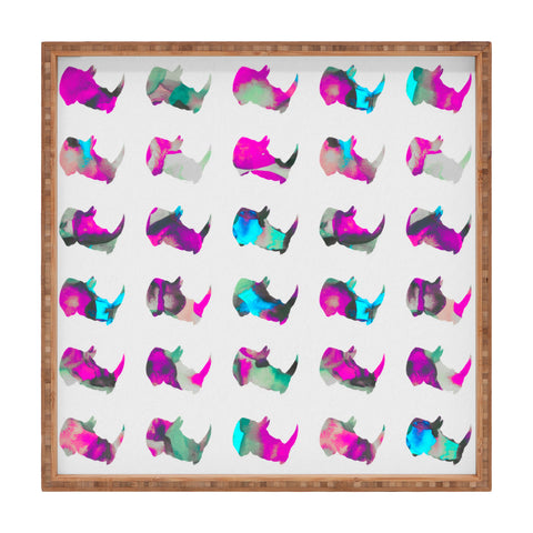 Elisabeth Fredriksson Rhinos II Square Tray