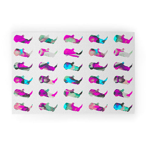 Elisabeth Fredriksson Rhinos II Welcome Mat