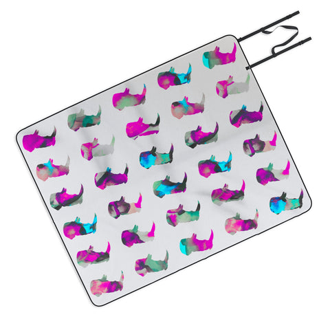 Elisabeth Fredriksson Rhinos II Picnic Blanket
