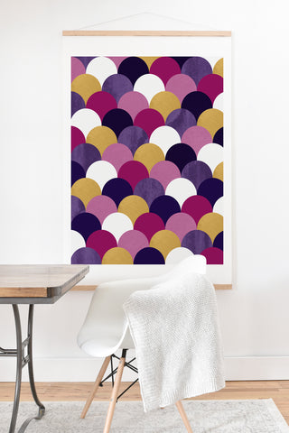 Elisabeth Fredriksson Royal Pebbles Art Print And Hanger