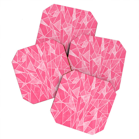 Elisabeth Fredriksson Shattered Rose Coaster Set