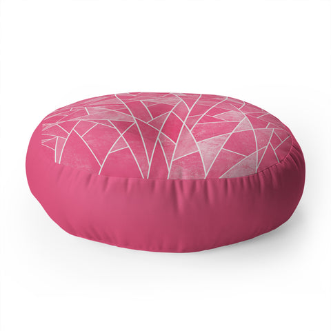 Elisabeth Fredriksson Shattered Rose Floor Pillow Round