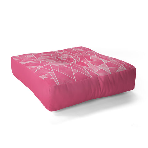 Elisabeth Fredriksson Shattered Rose Floor Pillow Square