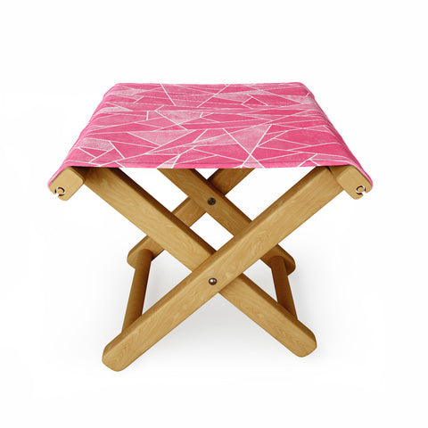 Elisabeth Fredriksson Shattered Rose Folding Stool