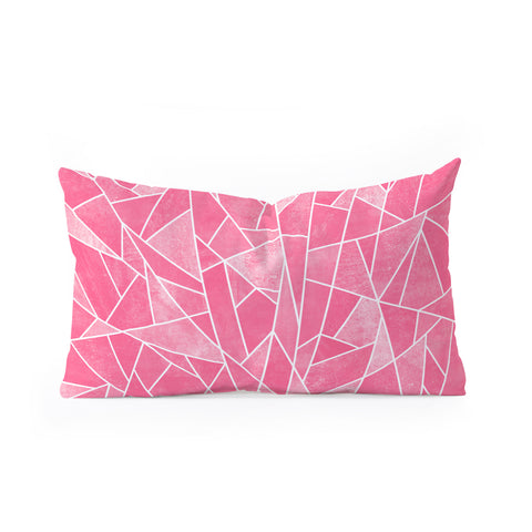 Elisabeth Fredriksson Shattered Rose Oblong Throw Pillow