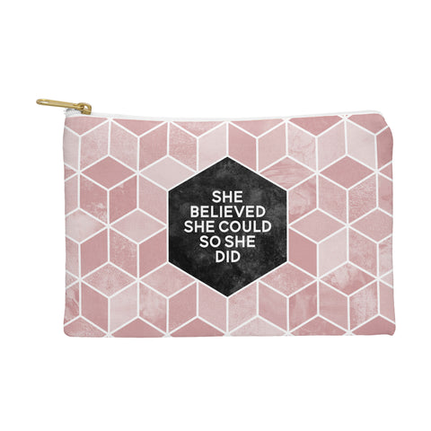 Elisabeth Fredriksson She Believed She Could Pink Pouch