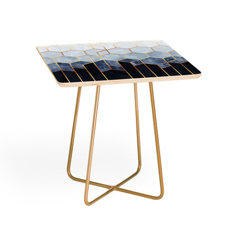 Elisabeth Fredriksson Soft Blue Hexagons Side Table