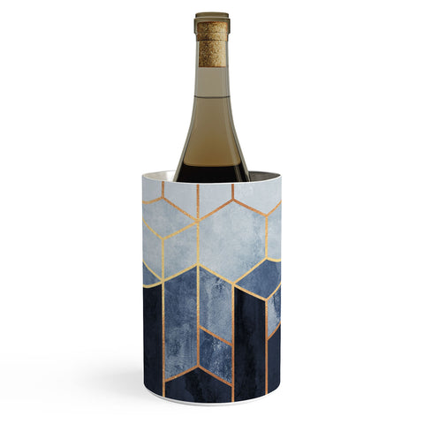 Elisabeth Fredriksson Soft Blue Hexagons Wine Chiller