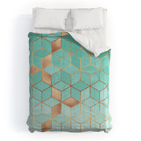 Elisabeth Fredriksson Soft Gradient Aquamarine Comforter